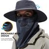 Sun Hats UV Protection Outdoor Hunting Fishing Cap Hiking Camping Visor Bucket Hat&Breathable Sun Protection Sleeves Gifts