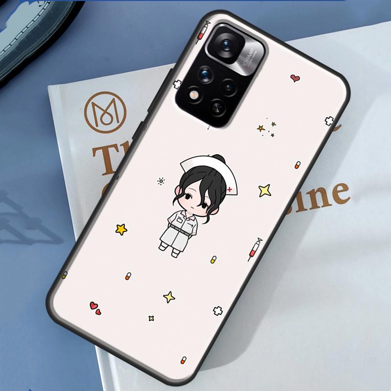 Nurse Medical Medicine Health Case For Xiaomi Redmi Note 14 13 Pro 12 11 9 10 9S 10S 11S 12S Redmi 13C 10C 12C 14C Cover