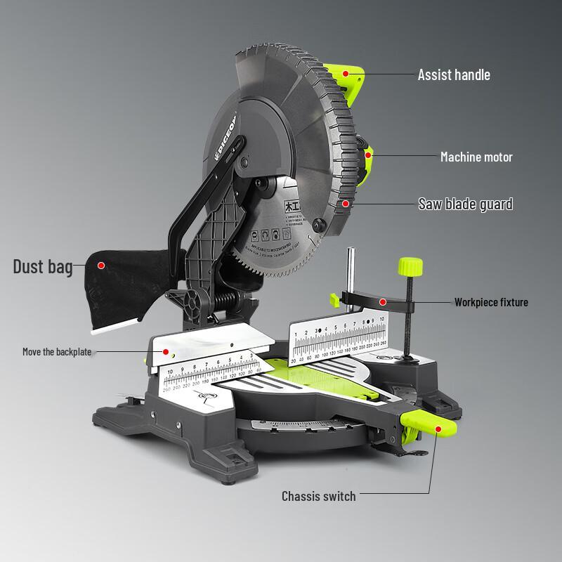 Pigeon G7-355A 14-inch Miter Saw CN plug (adapter included)