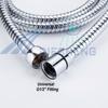 European & Japanese Style High-Pressure Shower Hose: 1.5-2m, Cold/Hot Water, Copper Cap, Stainless Steel, Double Buckle