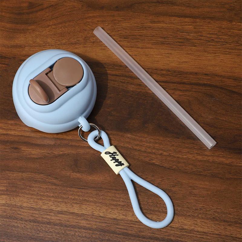 600Ml 201Stainless Steel Water Bottle Keeps Drinks  Or Cold Large Capacity Cute And Trendy Design Convenient Carrying