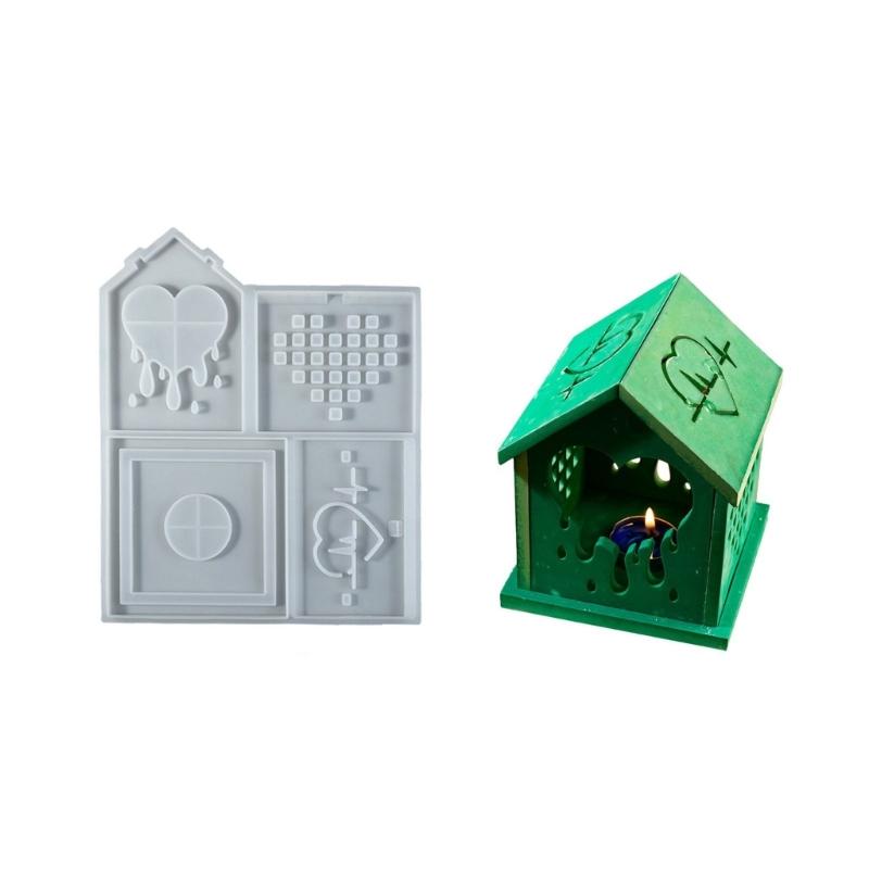 

Креативные формы для ключей Castes Molds Sturdy Silicone House Shpe, стильные формы для товаров для рукоделия, ежедневного использования