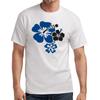 T-shirt da uomo e da donna Fiori di ibisco Retrò Fiore di culto Flower Power Anni '70 Regalo