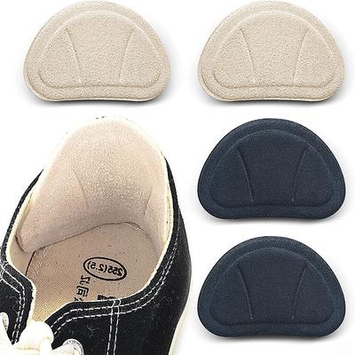 2Pcs High Heel Cushion Pads Heel Liners Grips Foot Care Protector Shoe Insoles Stickers for Loose Shoes Heels Sneakers Women Men