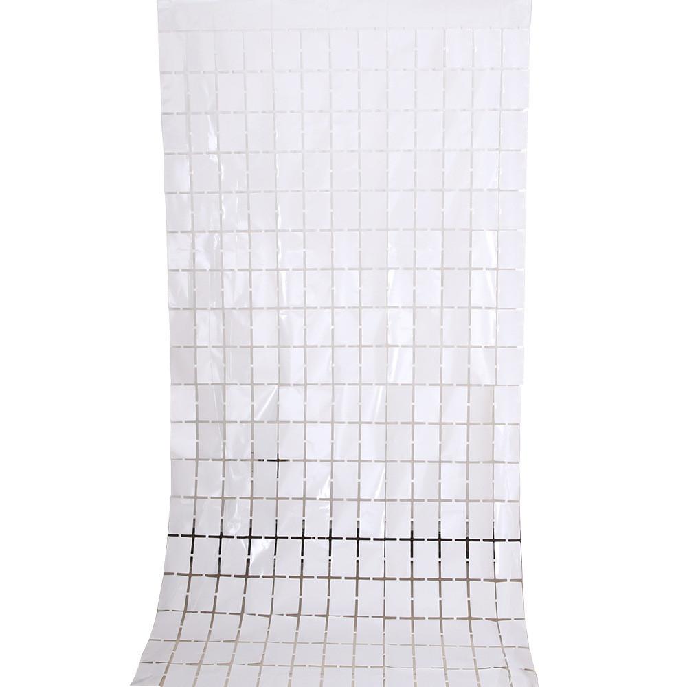 Square Attractive 1x2m Raindrop Door Curtain In Multiple Colors For Celebration Backdrops