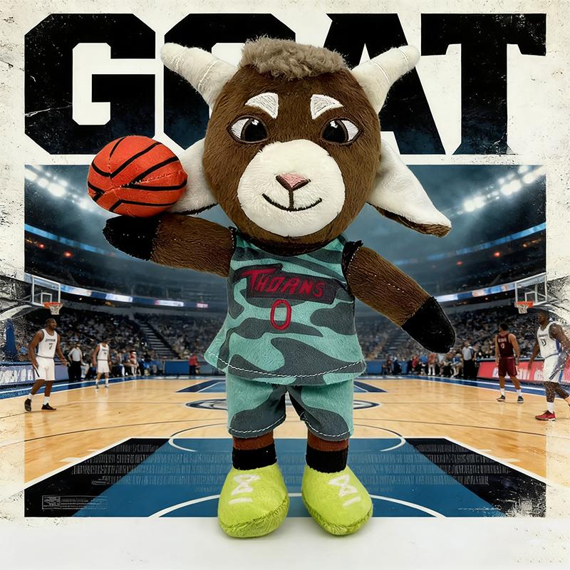 24CM New Goat Movie Plush Toys Cute Collector Cartoon Anime Movie Animal Figure Peripheral Accessories Doll Kid Teens Lover Gift