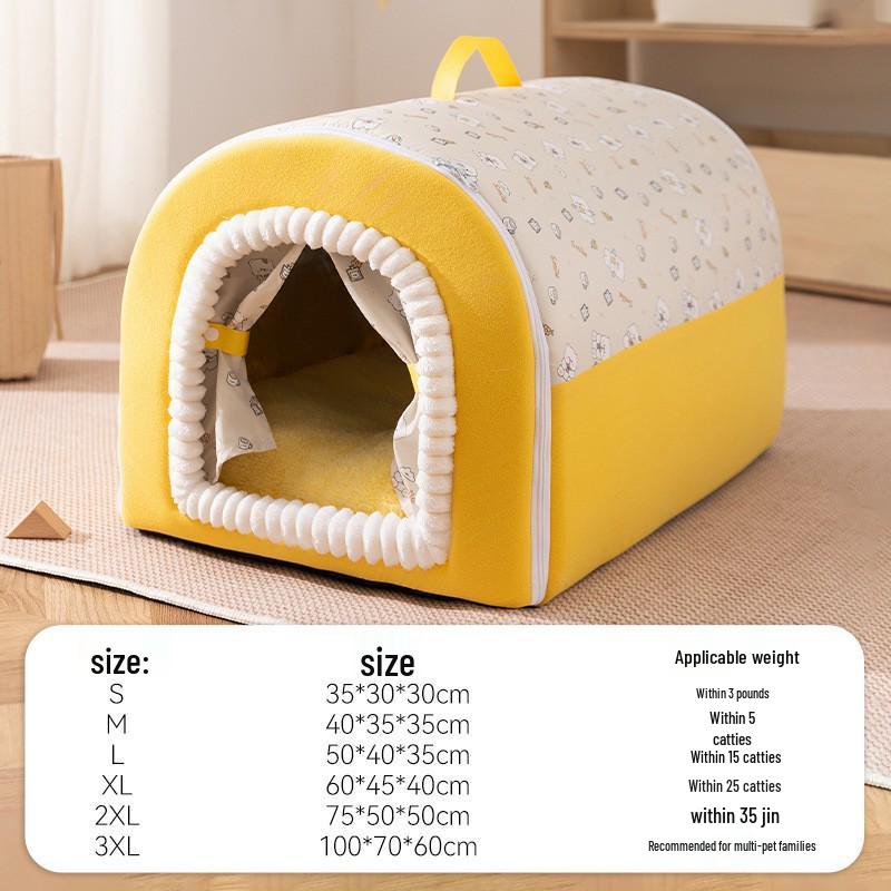 Autumn & Winter Deep Sleep Pet Bed for Large Dogs & Cats
