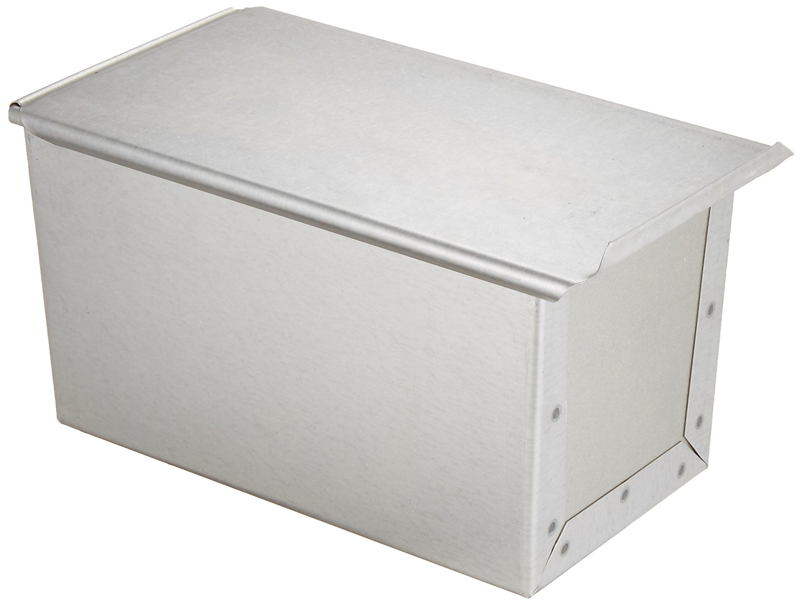 Endo Shoji Endoshoji WSY03015 Altite Bread Pan, Commercial Use, With Lid, 1.5 Loaf, Iron Aluminum Plated, Made in Japan, Silver