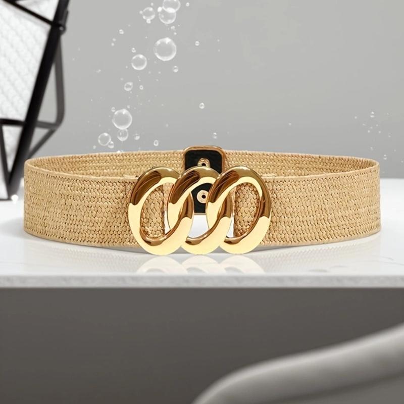 Stretchable Waist Belt Flexible Buckles Waistband For Women Wedding Daily Wear Or Formal Occasion Dress Corset Belt