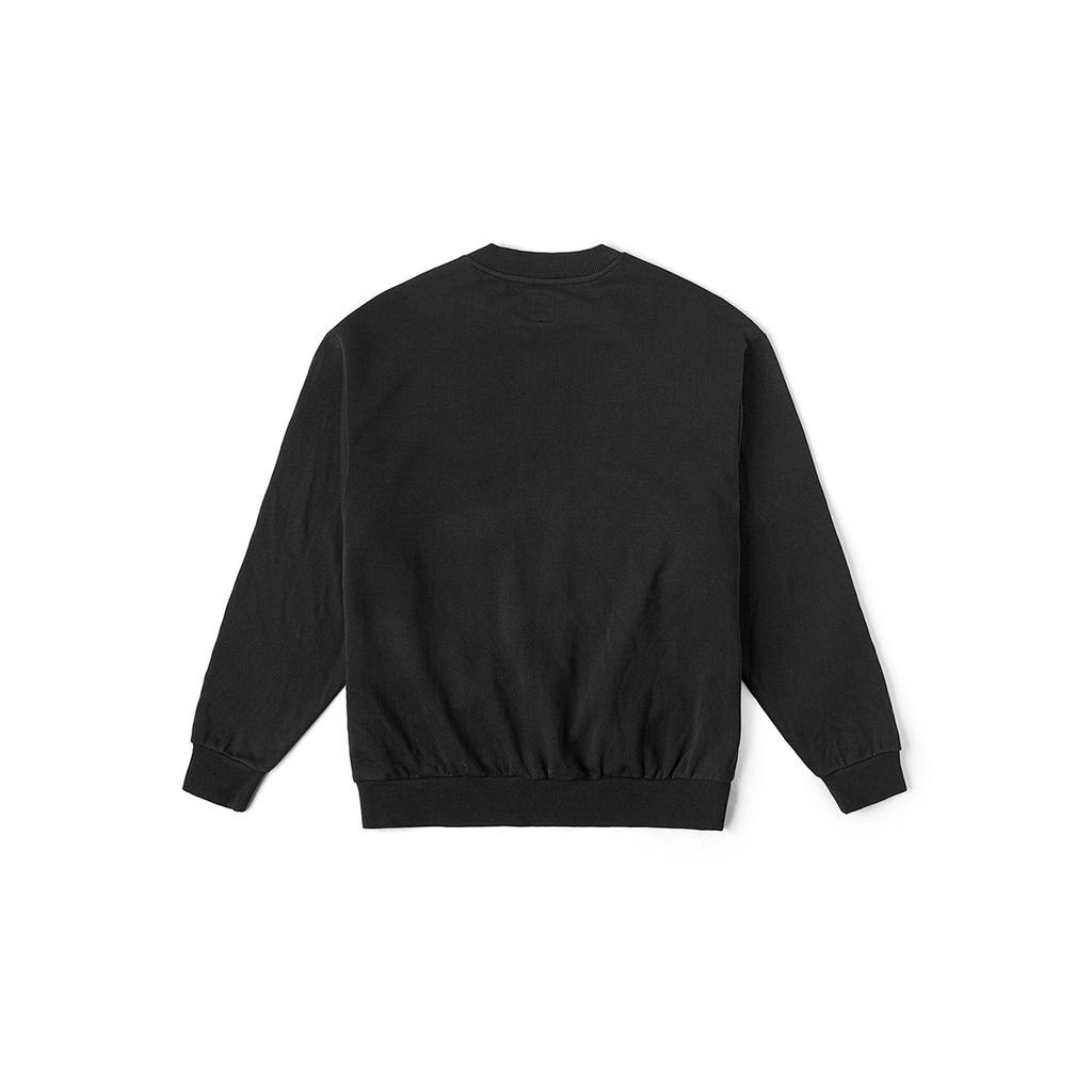 Vans Pullover Round Neck Sweet Cool Printed Long Sleeve Sweatshirt Women Sweatshirt Black VN000KCEBLK