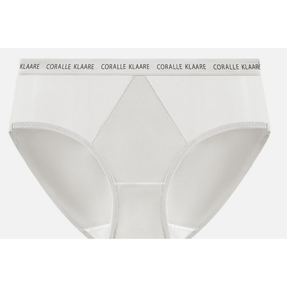 

Трусы женские из ледяного шелка со средней посадкой, женские трусики из чистого хлопка больших размеров, женские трусики с простым принтом в виде букв L белый