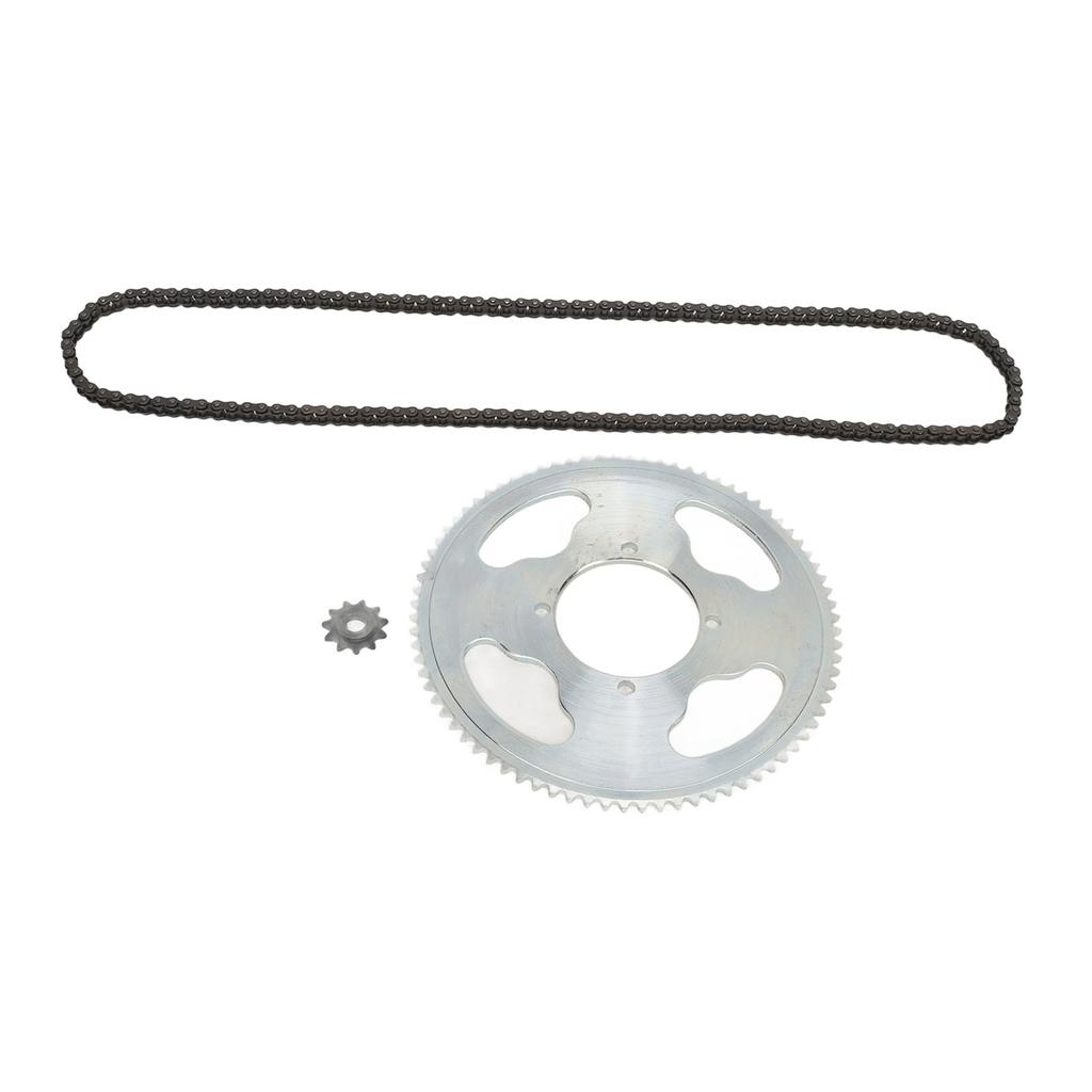 Sprocket Chain Set 8D 11T Gear Sprocket 25H 80T Chain Wheel Sprocket 25H 146 Link Drive Chain for DI