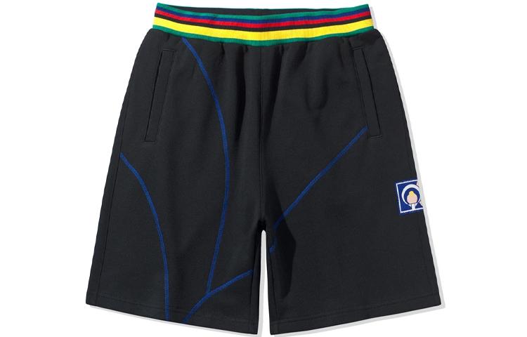 Li Ning Sports Fashion Collection Casual Shorts Men s Black Moderate AKSQ145-2 M