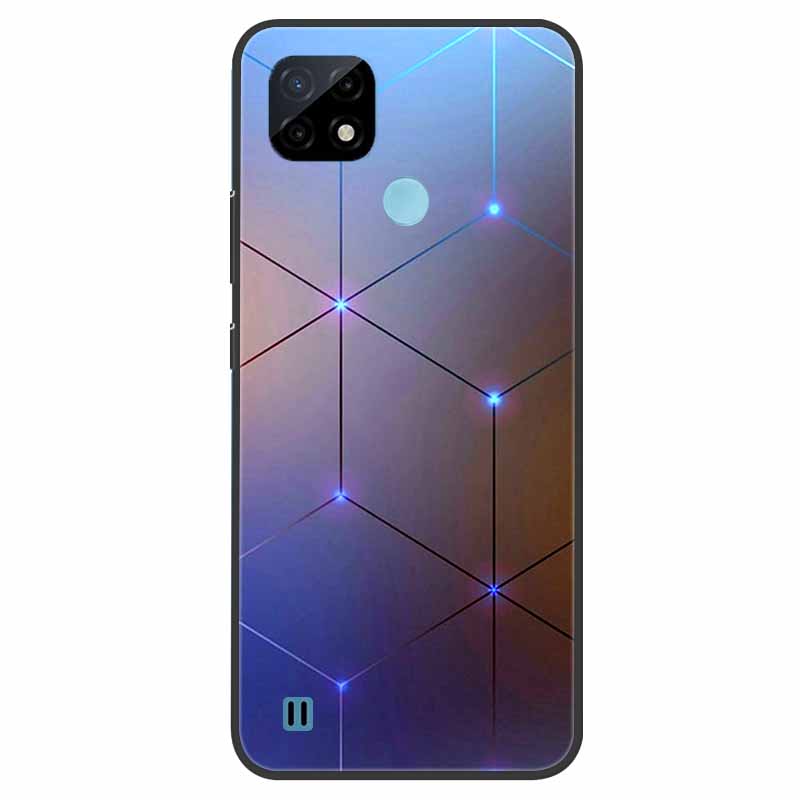 Pro Realme C21 Pouzdro Nárazuvzdorné Měkký silikon TPU Zadní kryt Pro Realme C31 C21Y C25S C25 Pouzdra na telefony Realme C21 C31 Roztomilý kreslený