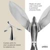 Umbra Tipsy Chrome Bottle 21013387158 Corkscrew, Opener,