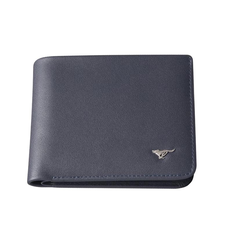 Septwolves Men s Genuine Leather Short Wallet