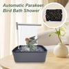 Water Circulation System Automatic Bird Bath USB Electric Circulating Water Bathtub  for Lovebird