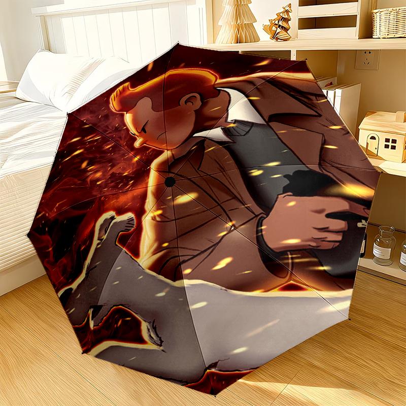 Adventure In The City Umbrella 8-Frame for Travel, Camping, Casual Lightweight Portable Umbrella, Essential for Every Family Holidays Gift