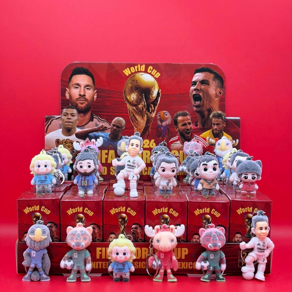 2026 FIFA World Cup USA Canada Mexico Plush Velvet Mascot Doll Kids Toy Collectible Blind Bag