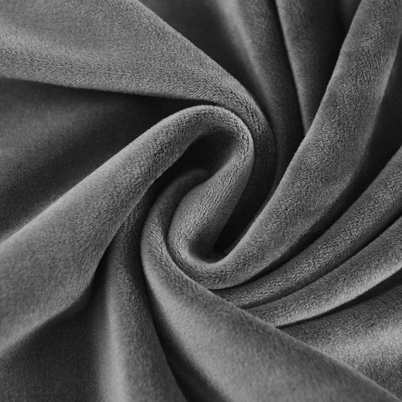 Velvet Fabric Shell Chair Cover Stretch Dining Seat Covers Slipcover Furniture Protector Hotel Home Office Living Room Removable