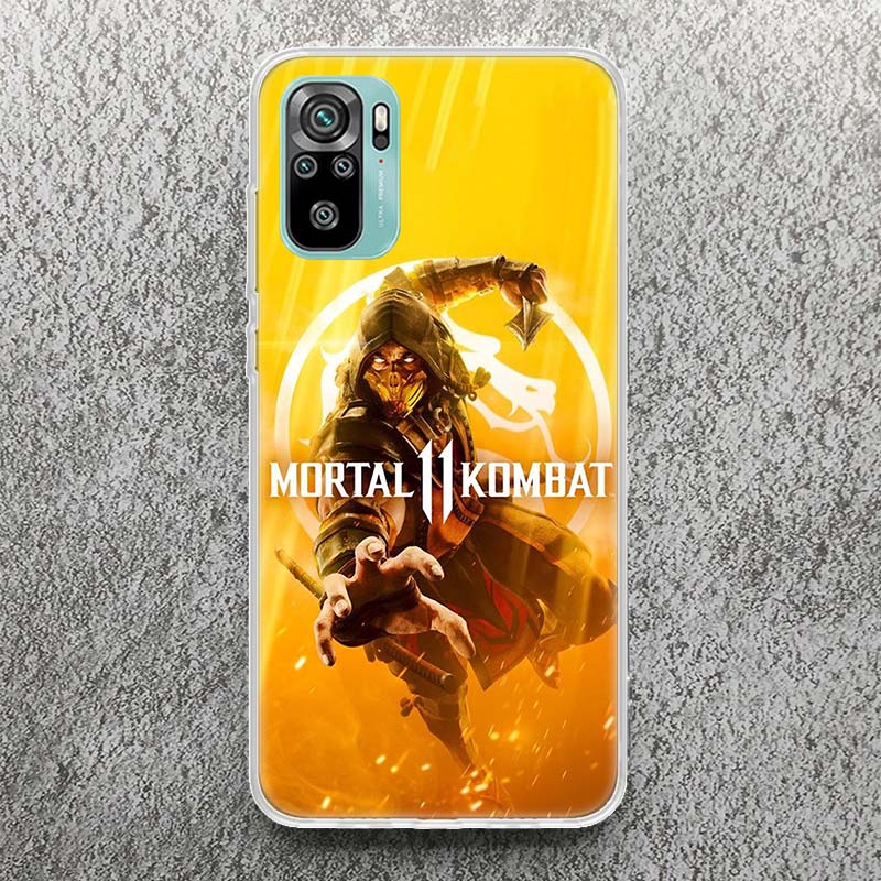 Mortal Kombat Phone Case For Xiaomi Redmi Note 14 13 12S 12 10 10S 11 11S 11E Pro Plus 11T 14Pro Soft Silicone Shell Note 13 12S