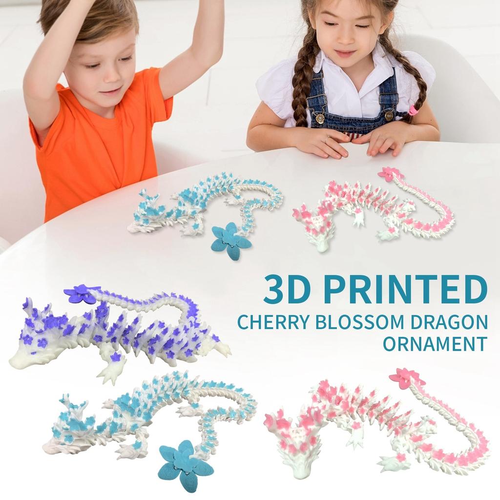 3D Printed Dragon, Suitable For Children's Toys With Attention Deficit Hyperactivity Disorder