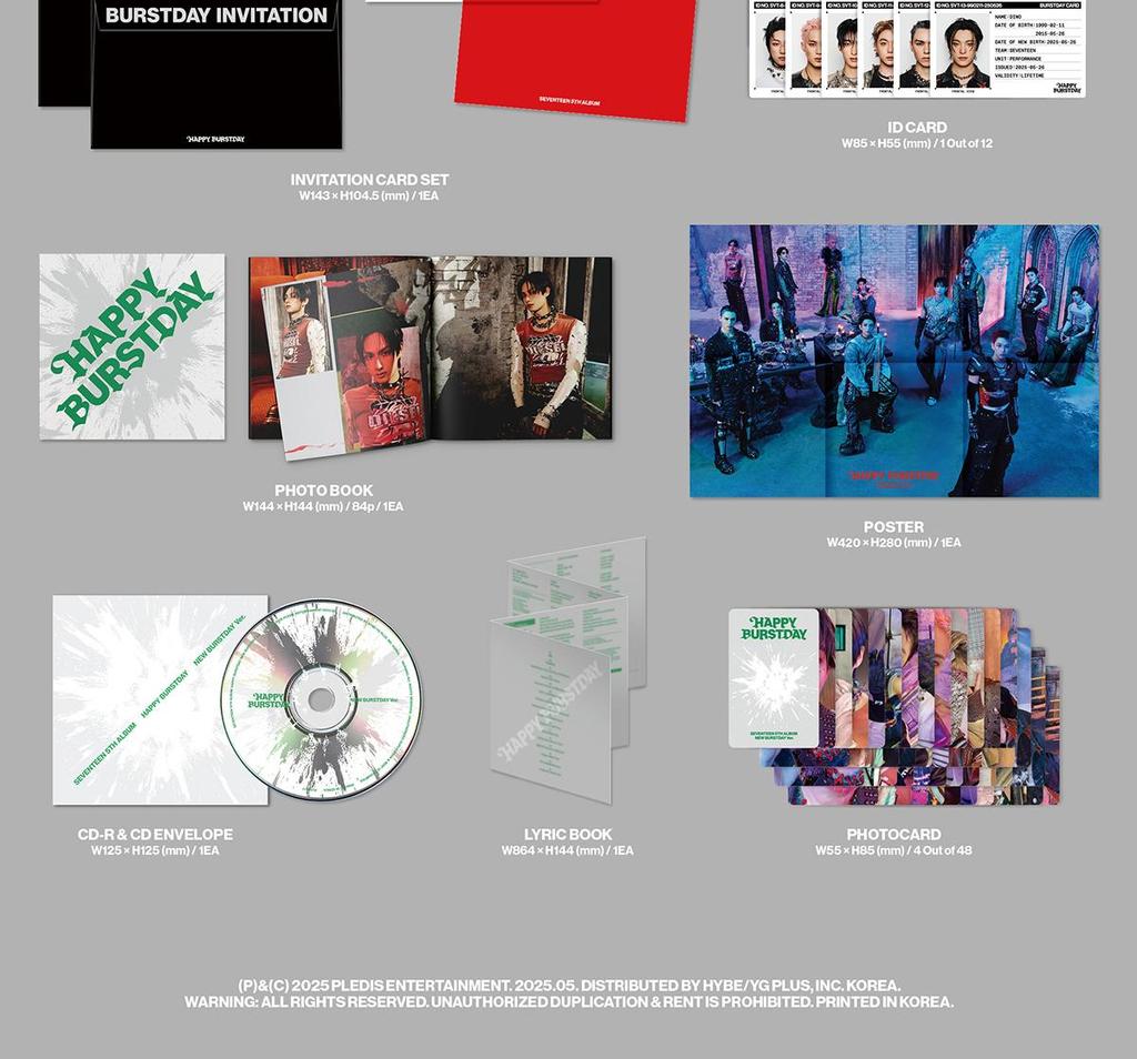 Seventeen [HAPPY BURSTDAY] 5th ALBUM