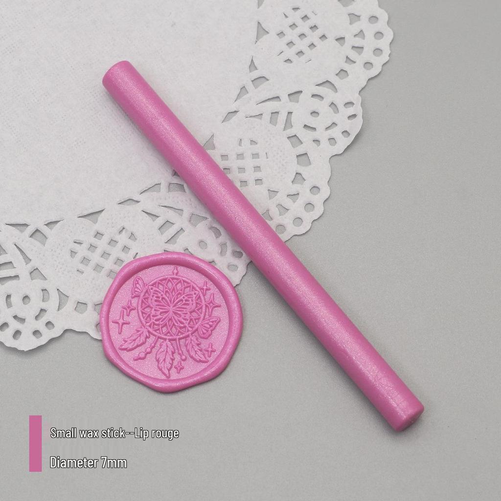 Bețișoare de Ceară de Sigiliu Mat Perlat, 125 Culori, 10x0.7cm, Compatibile cu Pistoale de Ceară, Culori Mixabile