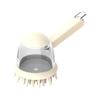 Pet Bath Brush For Dogs And Cats Shower Massage Brush, Stripping Comb And Lathering Tool Anti-frizz Grooming Brush For Baths