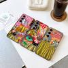 Art Y-Yayoi KusamaS Phone Case For Samsung S 24 Fe 25 Ultra Plus 20 Lite 21 30 22 23 24 22 Ultra 5G Fundas