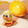 Capybara Wind-up Bouncing Egg Toy: Educational Animal Hatching Table Decoration for Kids