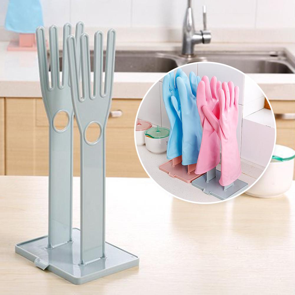 Kitchen Glove Stand Holder Rubber Glover Dryer Rack Kitchen Sink Accessories Towel Holder Kitchen Cleaning Tool