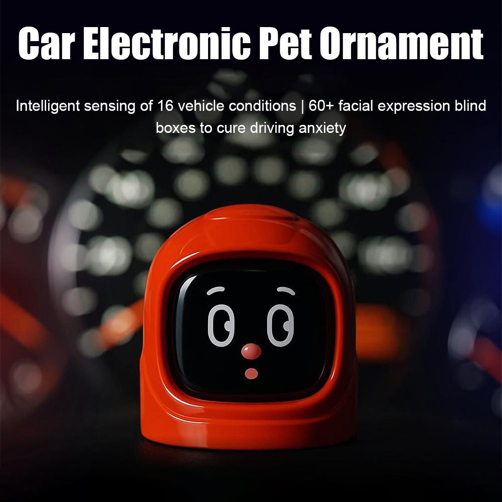 Intelligent Robot Car Toy Ornament Car Electronic Pet Smart Interior Ornaments Tide Play Gift Partner Car P6W2