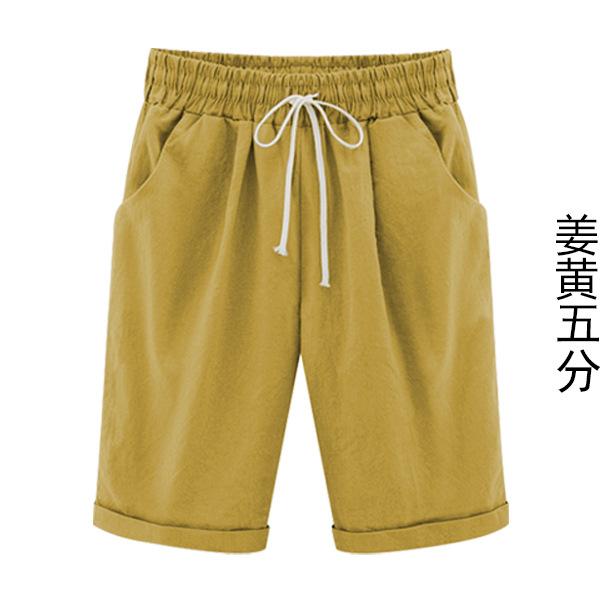 New Summer Casual Pants For Women, Thin Cut, Outerwear, Mid Length Pants, Plus Size Women'S Clothing