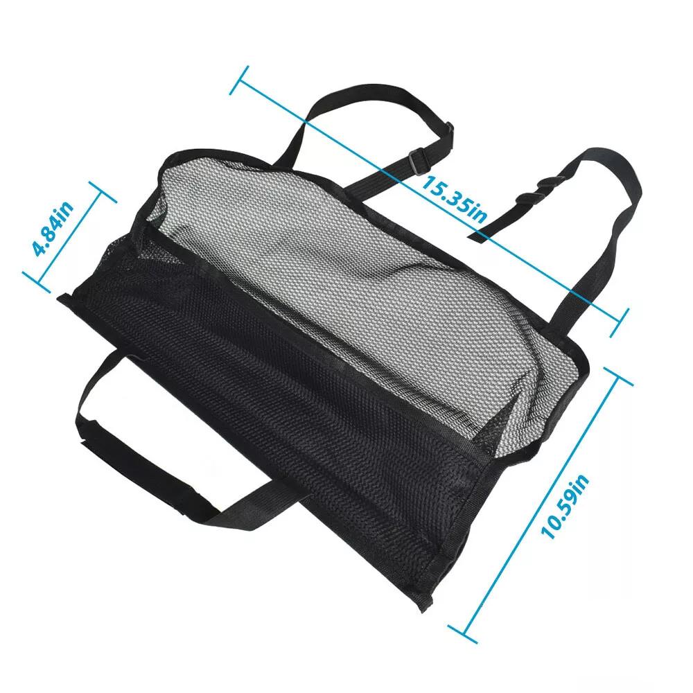 Large Capacity Car Seat Mesh Pocket Storage Bag Handbag Wallet Storage Bag Pet Car Guardrail Car Sorting And Storage Accessories