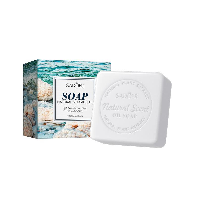 Natural Sea Salt Soap 100g Cleansing Handmade Soap Skin Care Products 100g
