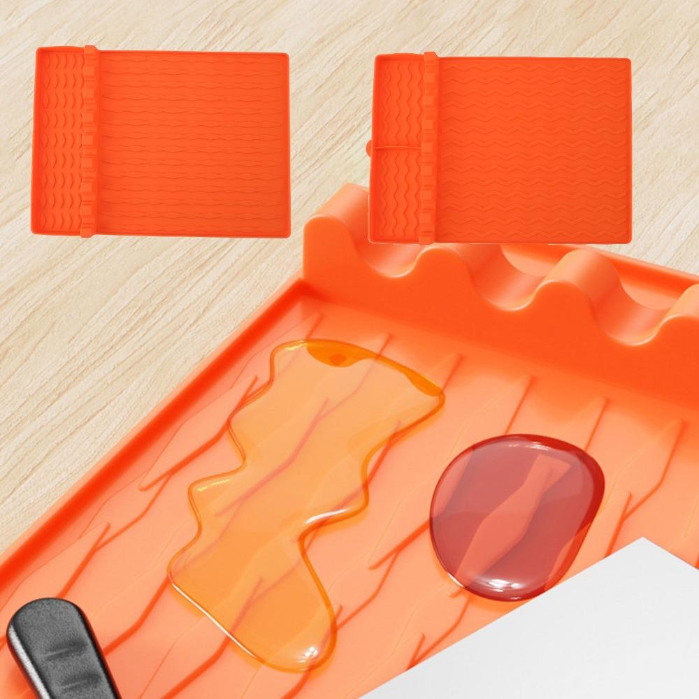 Heat Resistant Griddle Tool Mat Silicone Drip Pad Heat Resistant Silicone Griddle Mat Grilling