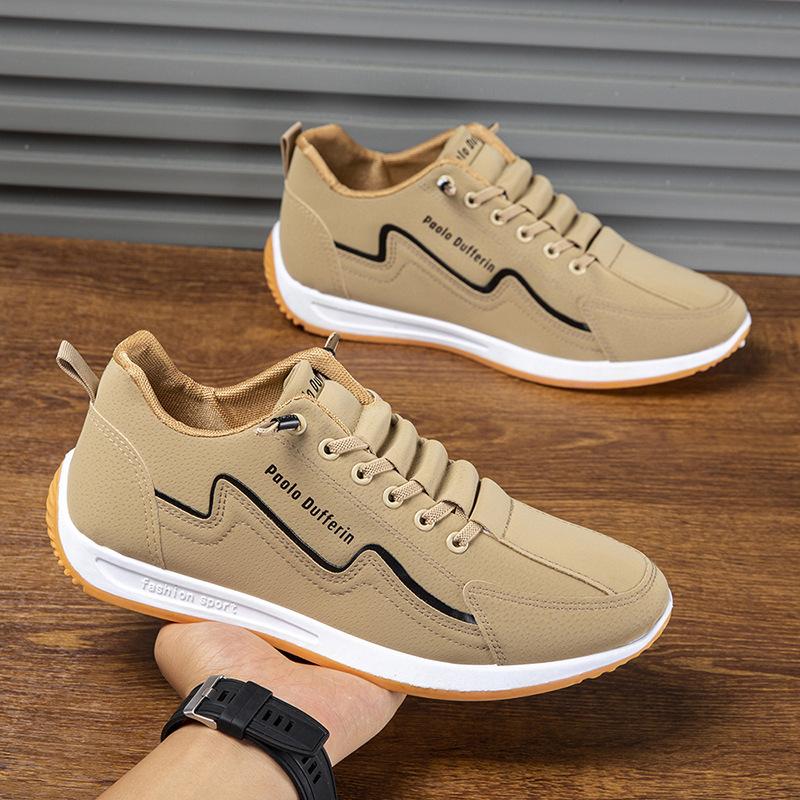 

Large size men s shoes new breathable casual shoes soft sole versatile board shoes men s trend pedal Forrest Gump sports shoes 38 хакі
