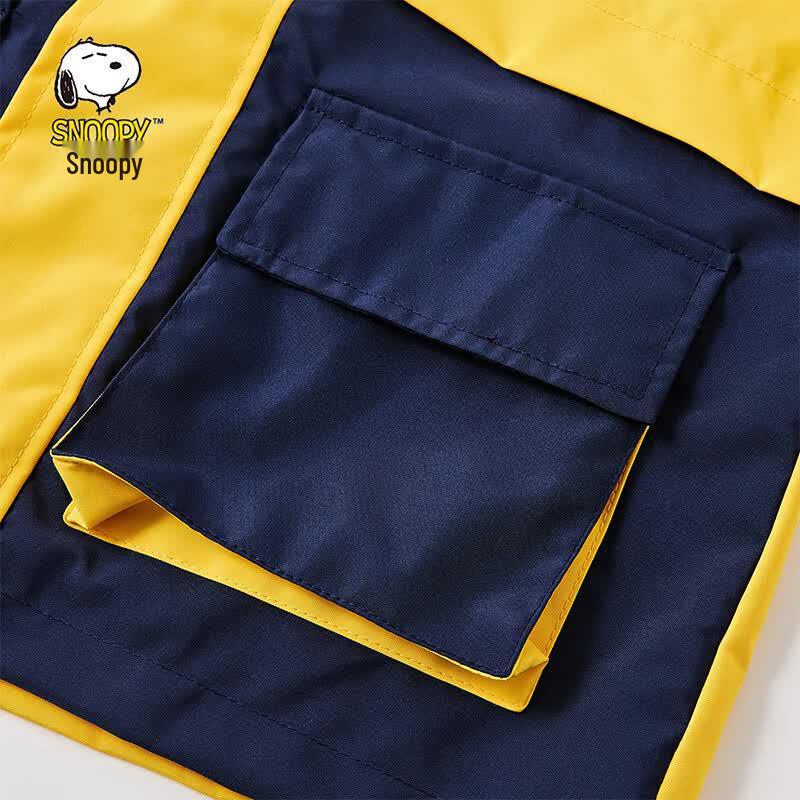 Snoopy Color Block Hooded Jacket