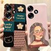 For Infinix Hot 30 Play 30i 4G Case Cute Astronaut Painted TPU Silicone Shockproof Cover For Infinix Hot 30 Play 30i Phone Case