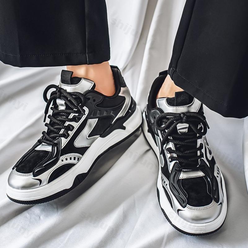 Fashion 2025 Autumn New Men's Fashion Versatile Low Top Thick Sole Sports Shoes Trendy Comfortable Non Slip Niche Design Chunky sneakers