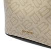 Belle Retro Monogram Shoulder Crossbody Bucket Bag