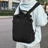 Solid Color Backpack Men's Large Capacity Backpack Women's Computer Bag Student Schoolbag