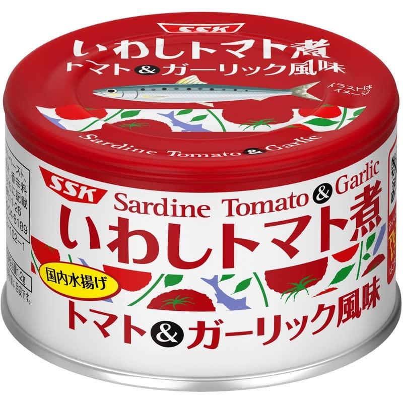 SSK Shimizu Foods Sardines in Tomato and Garlic Flavor 150g x 6