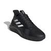 adidas Runthegame Leather Minimalist Versatile Durable Non-Slip Shock Absorbing Low-Top Retro Basketball Shoes Men Sneaker Black EE9656