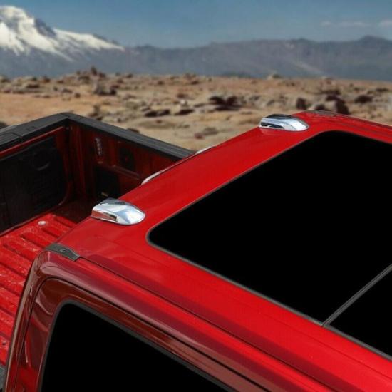 For - Ford F150 F-150 Chrome Top Roof Antenna Base Cover Trim Cap Decor