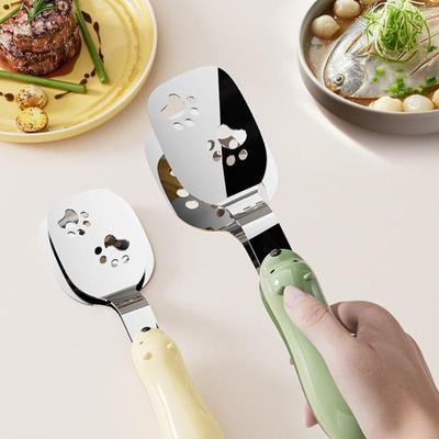 Multifunctional Food Tongs Stainless Steel Bbq Bread Clip Durable Frying Shovel Clip Fried Fish Shovel Household Kitchenware