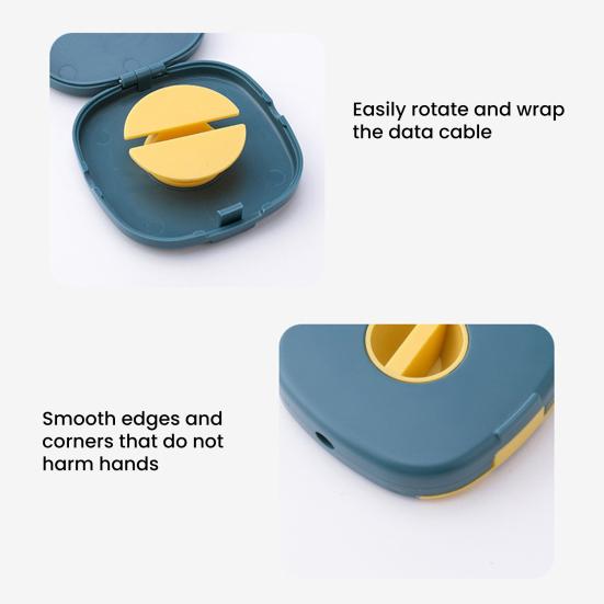 1/3Pcs Cable Winder ABS Plastic Cable Organizer Charging Cables Headphones USB Data Cables Retractable Tangle-Free Cord Storage Box