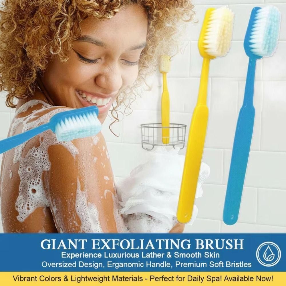 Candy Color Novelty Bath Brush Colorful Large Toothbrush Oversized Toothbrush Oral Care Teaching