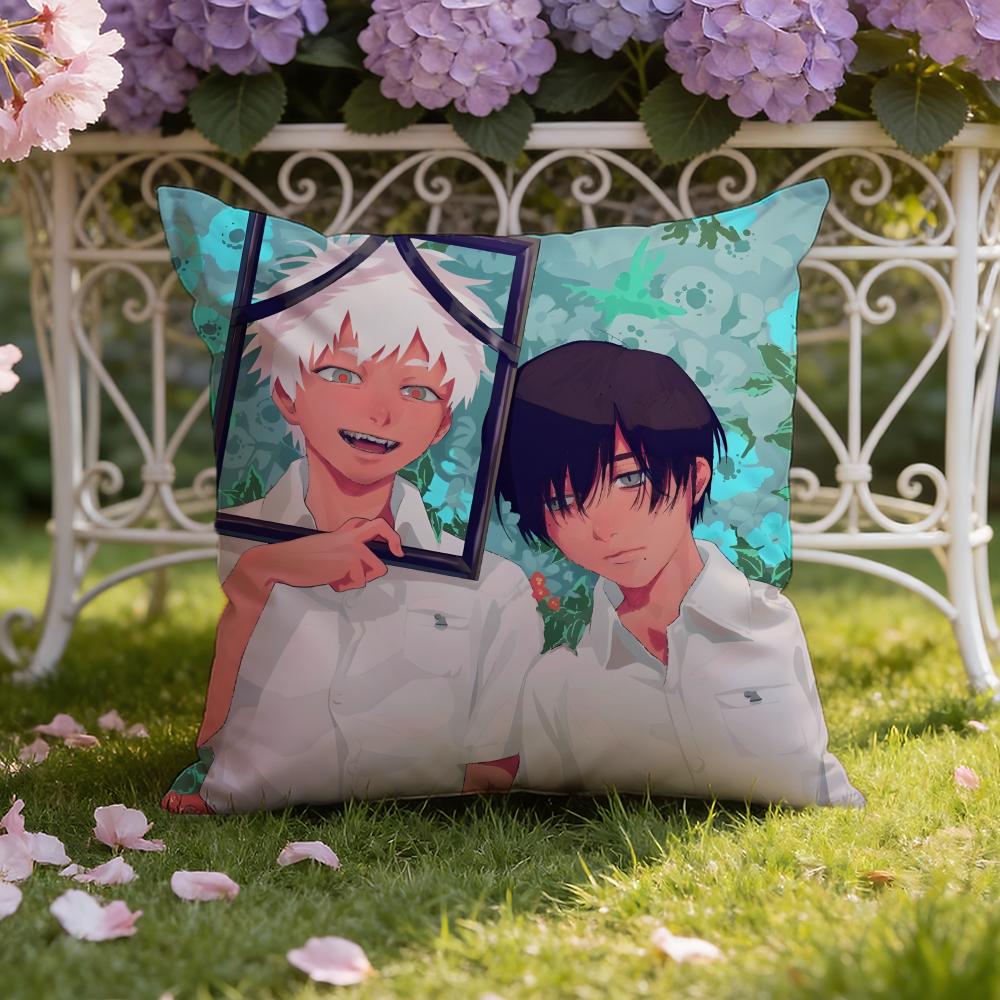 Anime T-The S-Summer Hikaru D-Died Cushion Cover Home & Car Dual-Scene Pillow Cover: Reversible for Premium Comfort